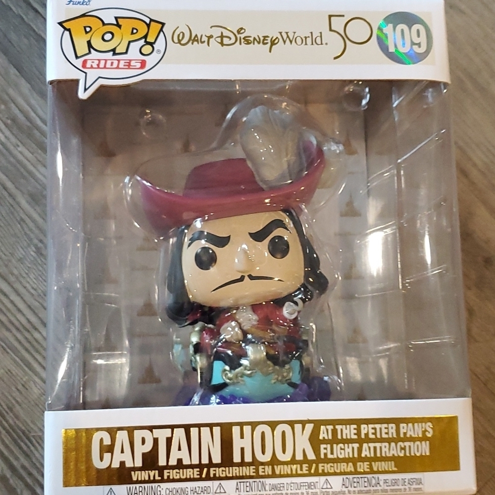 POP Captain Hook at Peter Pan's Flight Attraction #109 - Picture 3 of 3